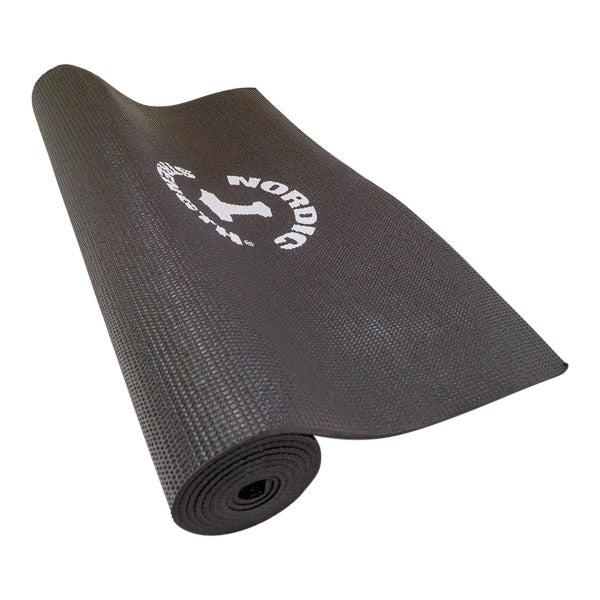 Sort Nordic Strength yogamåtte på 6 mm